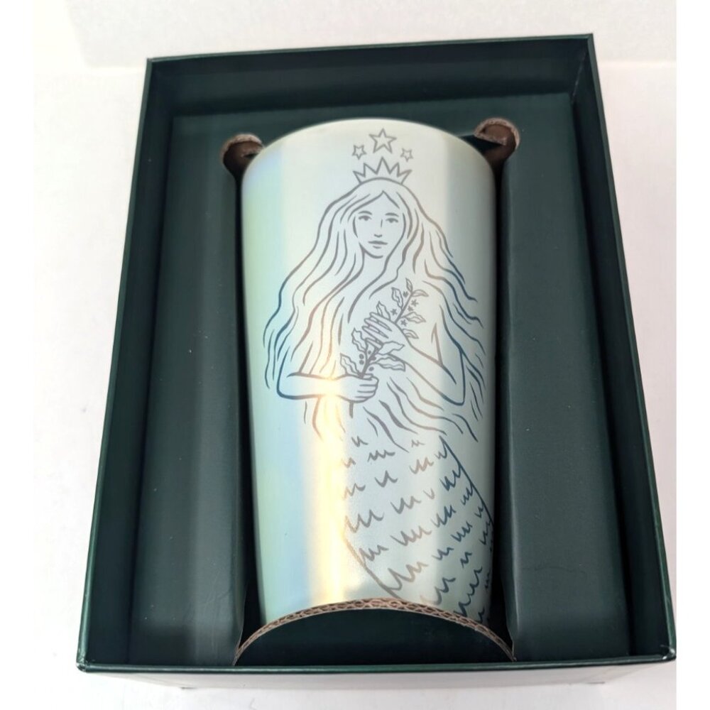 Starbucks 50th Anniversary Limited Edition Siren Ceramic Tumbler 12oz NIB
